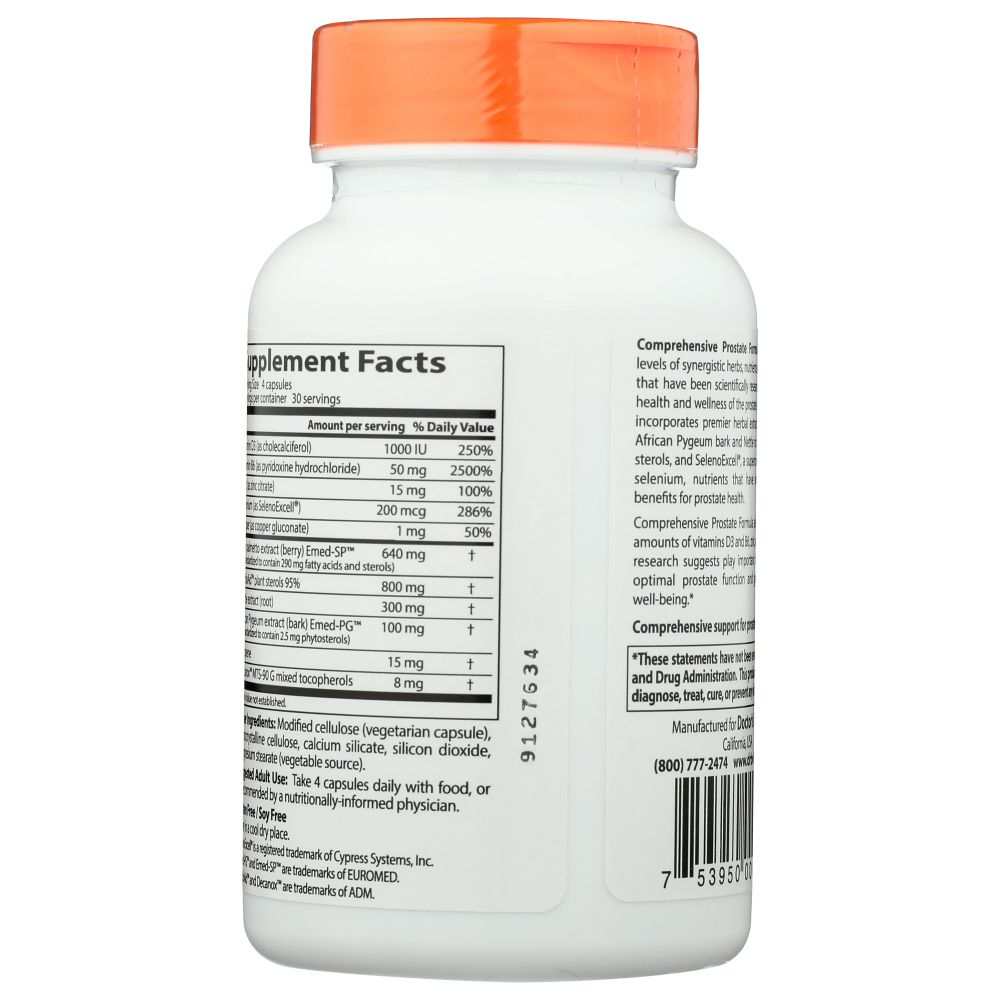 Comprehensive Prostate Formula - Supports Prostate  Wellness 120 vc
